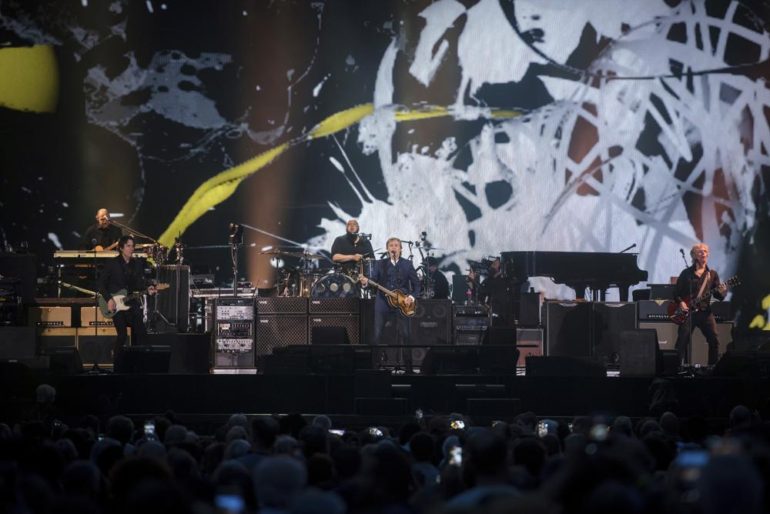 Paul McCartney performs during his "Got Back" tour Thursday, June 16, 2022, at MetLife Stadium in East Rutherford, N.J. (Photo by Christopher Smith/Invision/AP